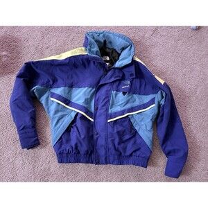 Vintage North Face Jacket Women’s Medium Vertical Hooded 90s